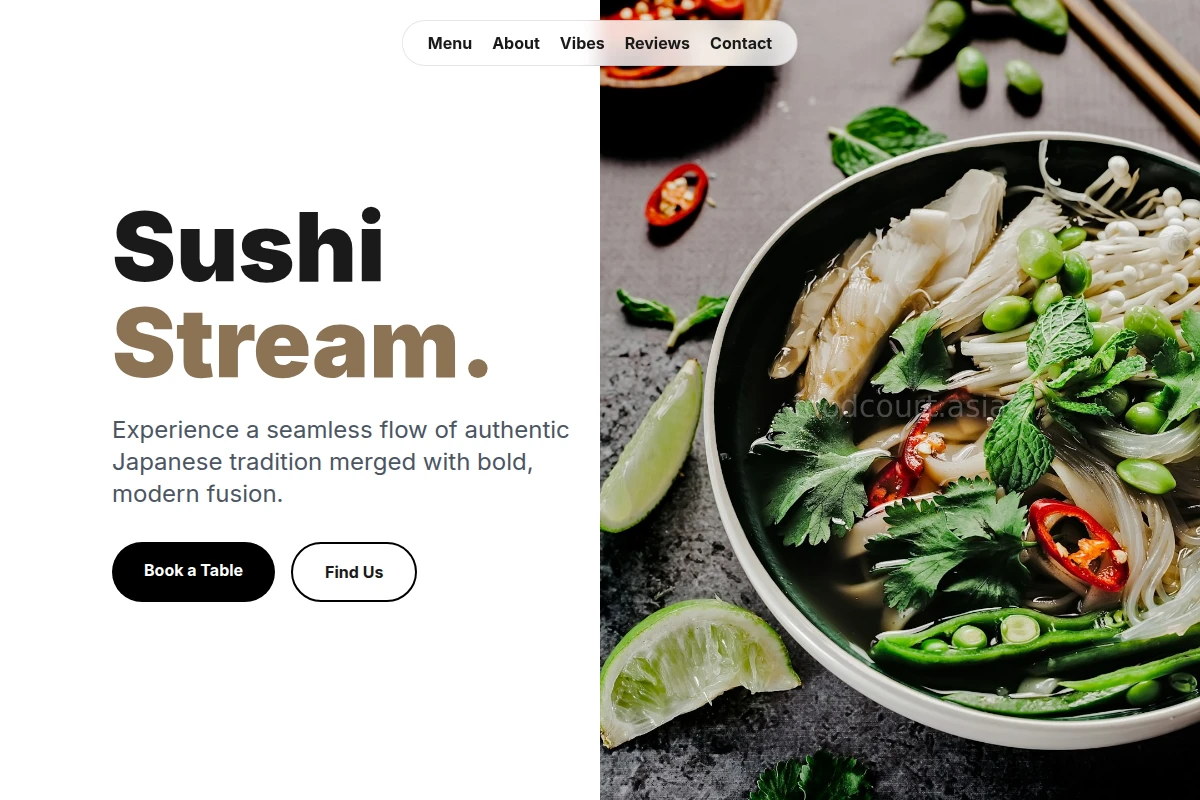 Sushi Stream Asian Fusion Food