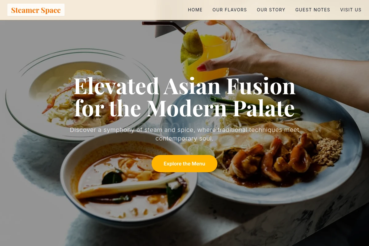 Steamer Space Asian Fusion Food