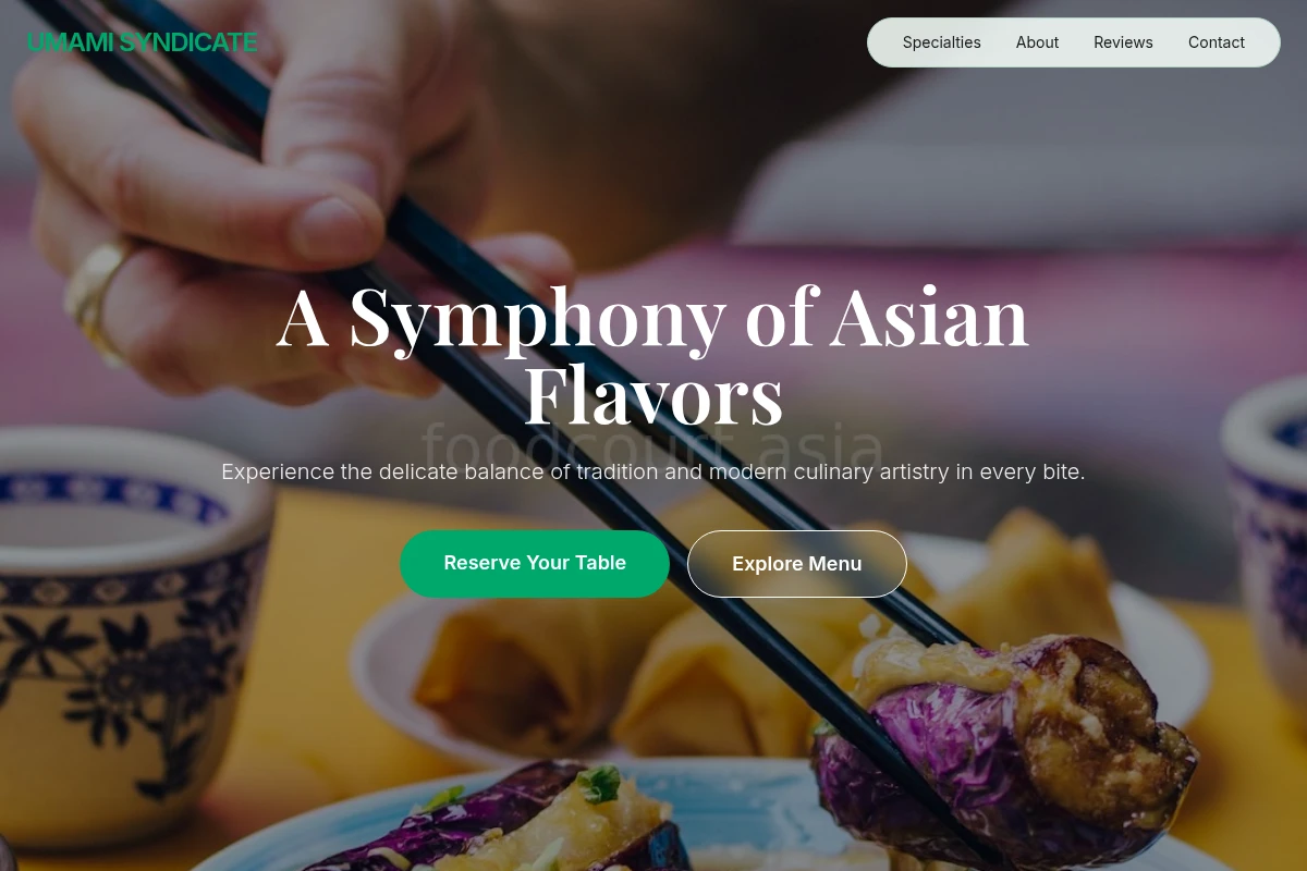 Gourmet Grid Asian Fusion Food