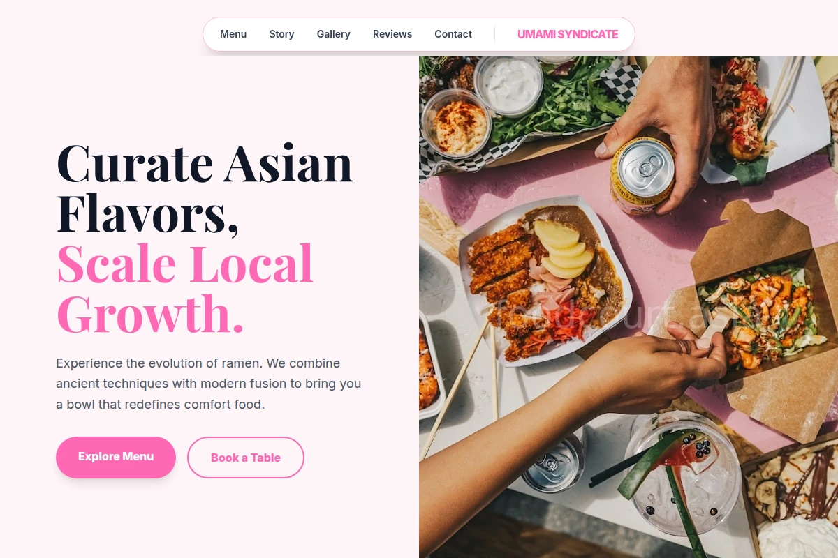 Ramen Master Asian Fusion Food