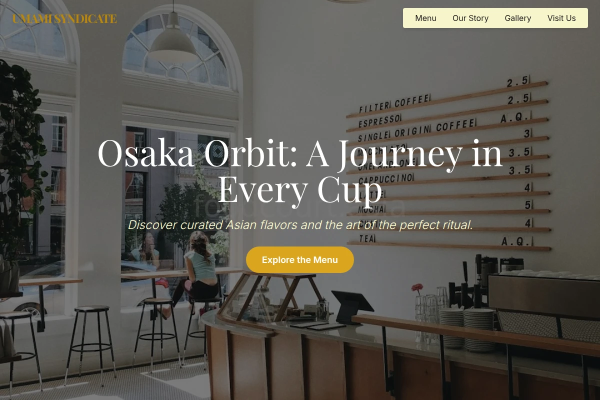 Osaka Orbit Cafe