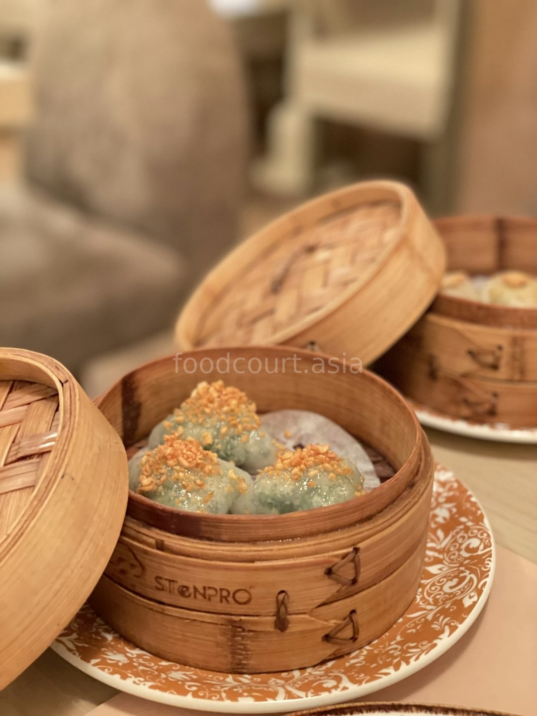 Chef preparing dim sum